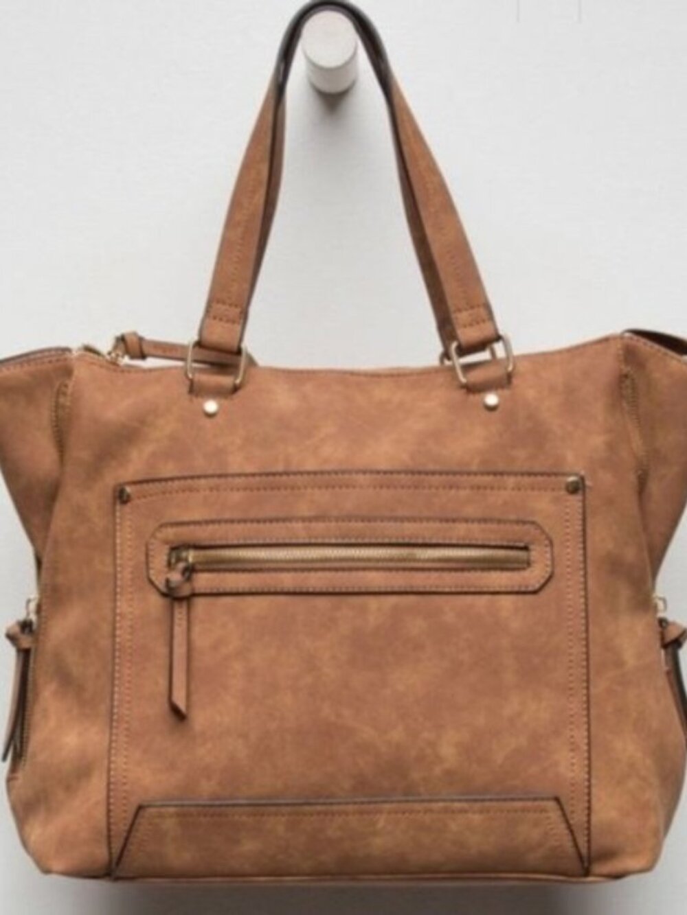 Vioet Ray Charli Tote Bag in Cognac